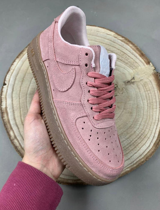 Pink Air Force Sneakers