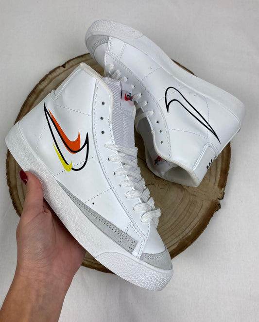 White Blazer Sneakers