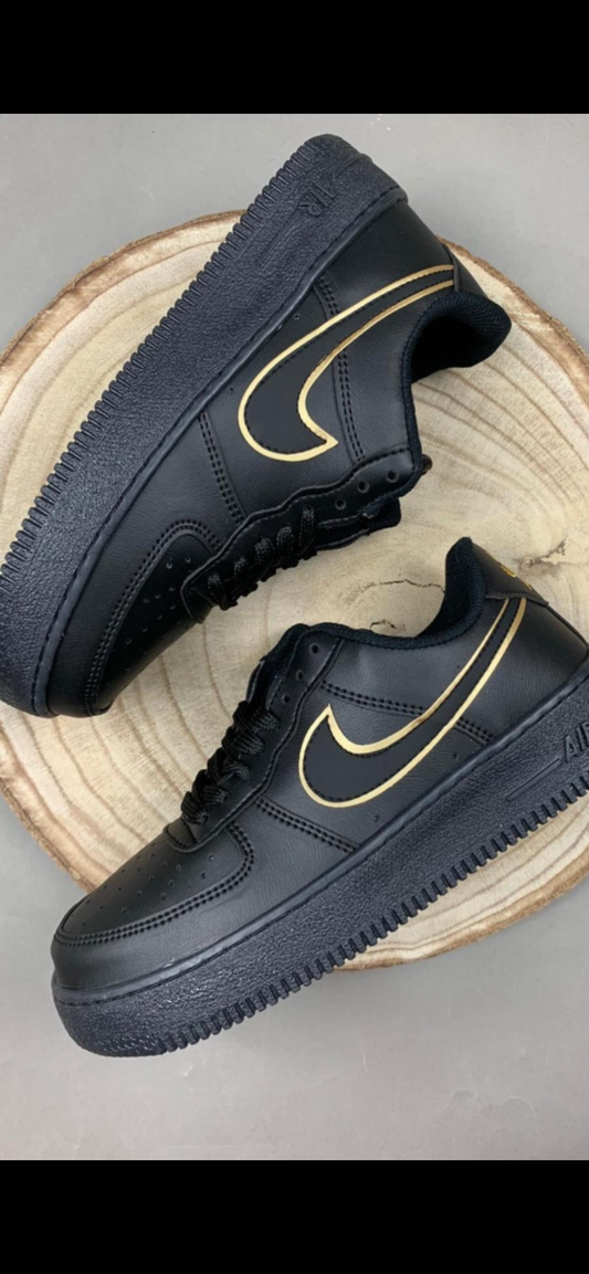 Black Air Force Sneakers