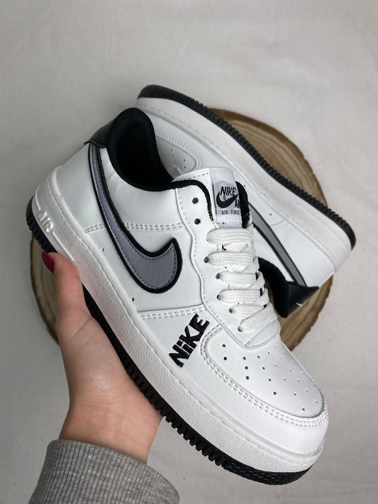 White-Black Air Force Sneakers