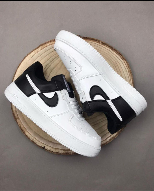 White-Black Air Force Sneakers