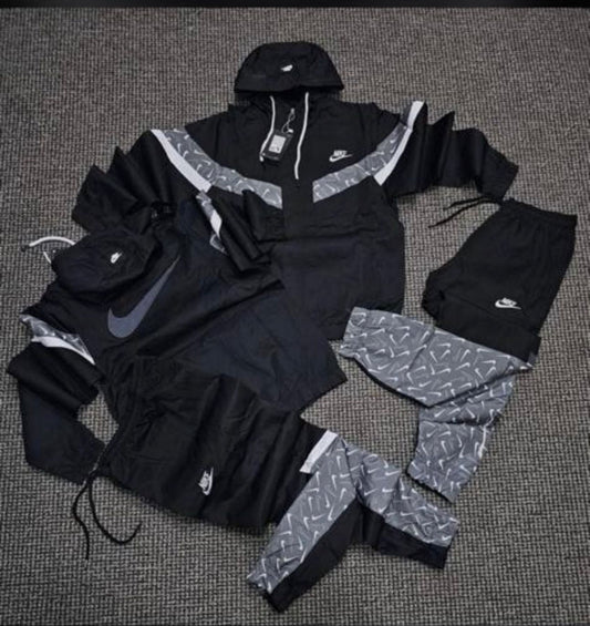 Black Nike tracksuit