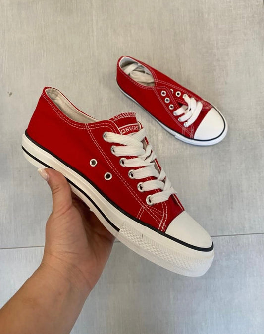 Converse low red
