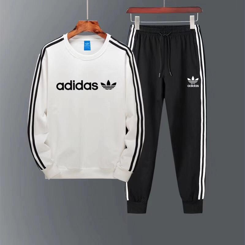 Adidas Tracksuit White-Black