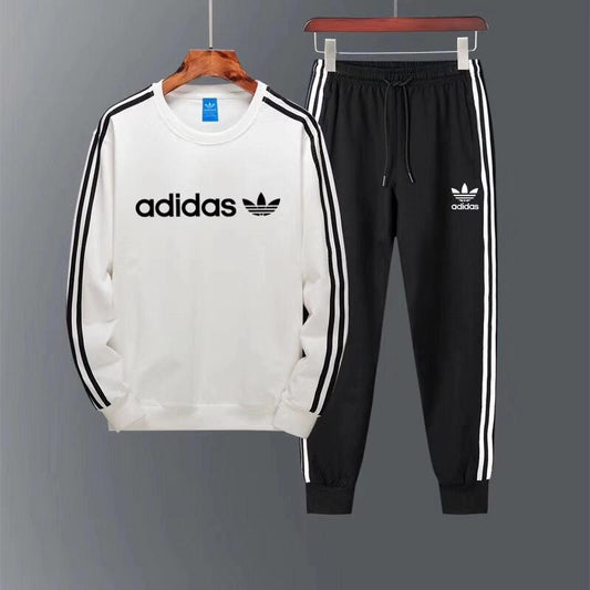 Adidas Tracksuit White-Black