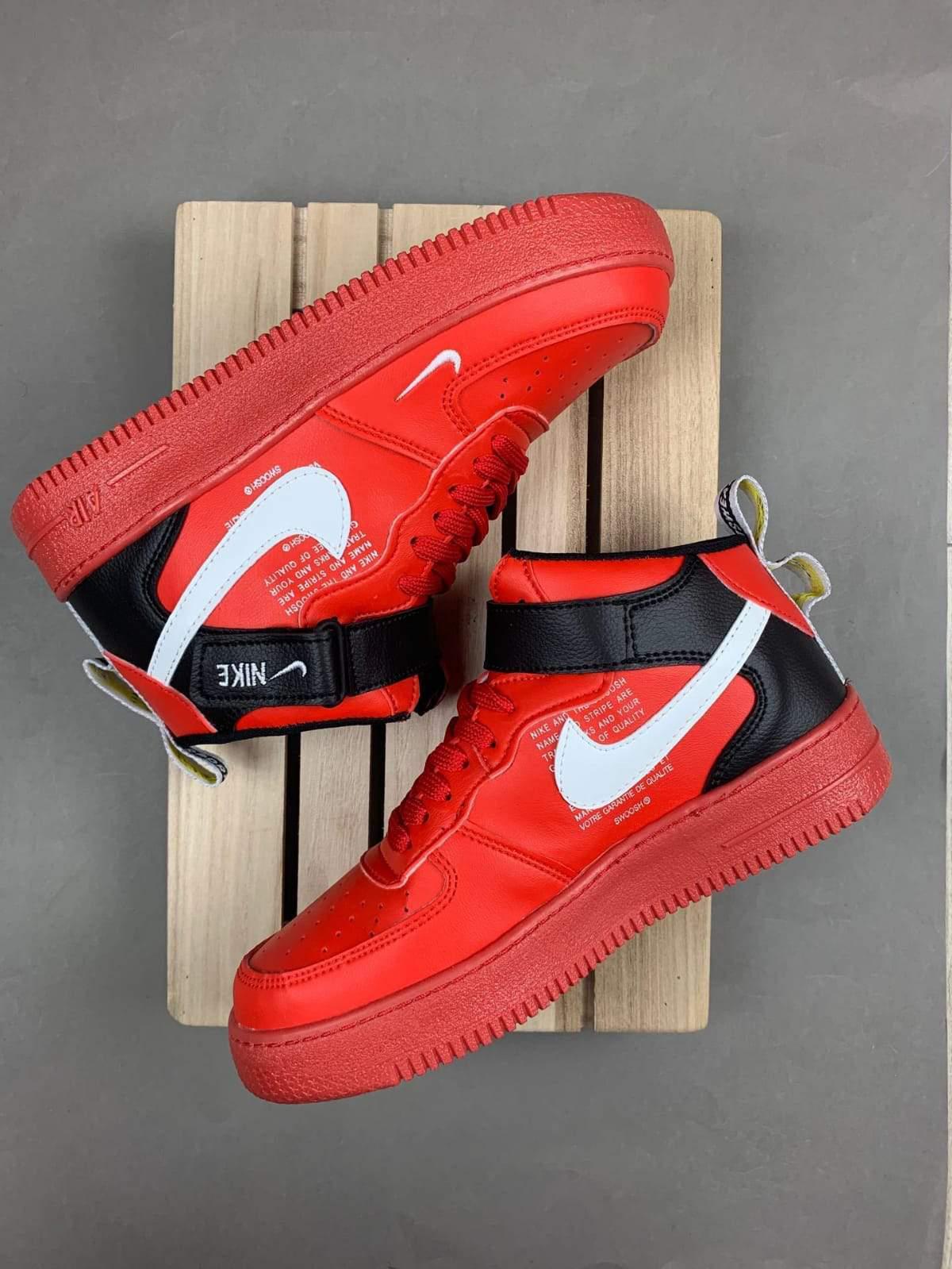 Nike Air Force High Red