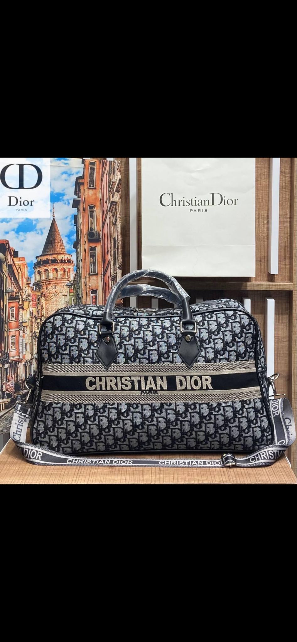 CHRISTIAN DIOR travel bag